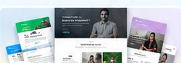 Website template preview designs